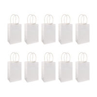 321 Party! White Gift Bags, 10 ct