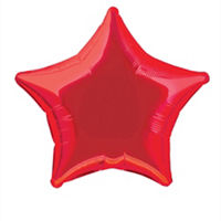 20" Foil Star Balloon, Red