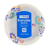 True Living Everyday Disposable Paper Bowls, 20 fl