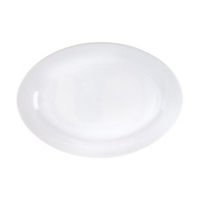 14-in. White Oval Platter