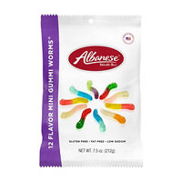 Albanese World's Best 12 Flavor Mini Gummi Worms,