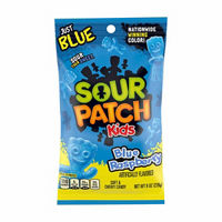 SOUR PATCH KIDS Blue Raspberry Soft & Chewy Candy, 8 oz
