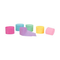321 Party! 20 ft. Crepe Paper Pastel Streamer Kit