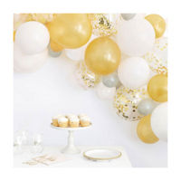 321 Party! Silver & Gold Balloon Arch Kit,
