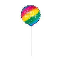 9-in. Foil Pastel Unicorn Balloon with Stick