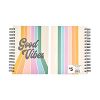150-Sheet Spiral Bound Motivational Notebook, 6 x 8