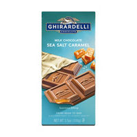 Ghirardelli Milk Chocolate Sea Salt Caramel Bar, 3.5