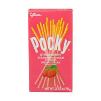 Pocky Strawberry Cream Covered Biscuit Sticks, 2.47 oz