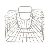 Gray Metallic Basket, Medium