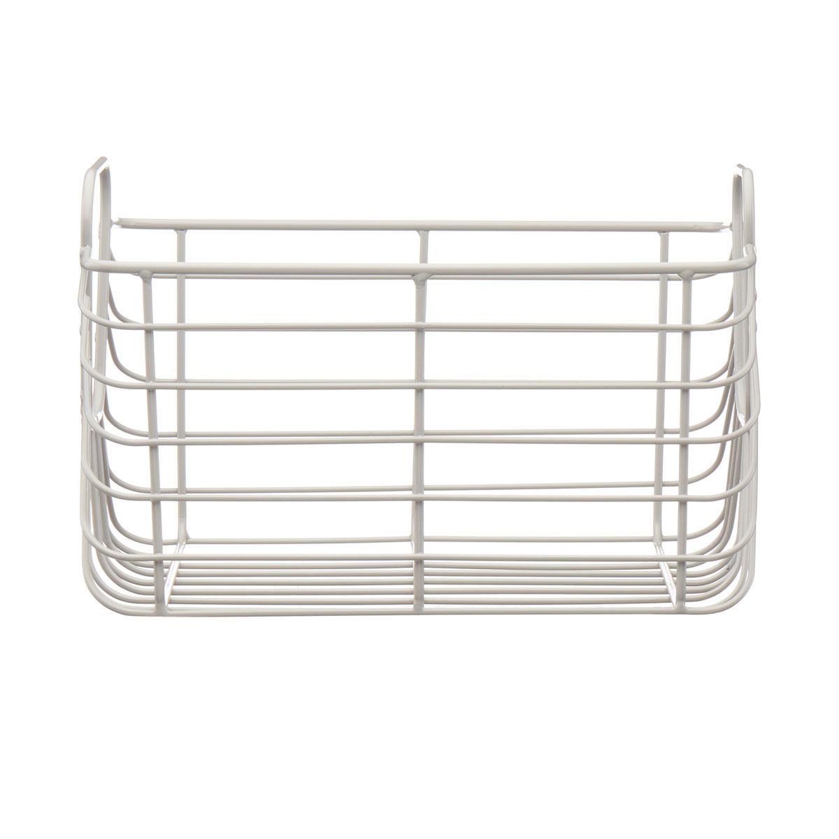 Gray Metallic Basket, Small