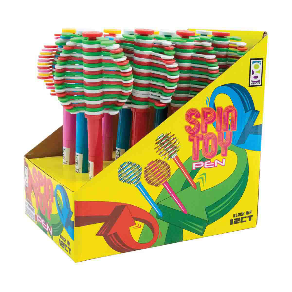 Raymond Geddes Spin Toy Pens