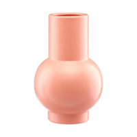 Pink Ceramic Modern Ball Vase