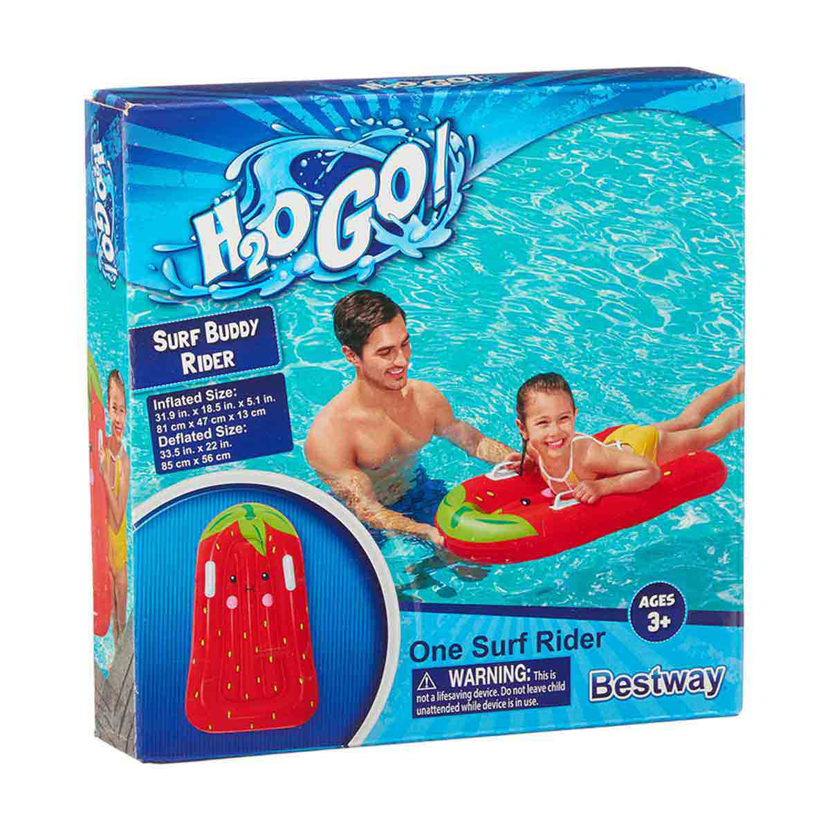 Bestway H2O GO! Inflatable Surf Buddy Pool Rider Float