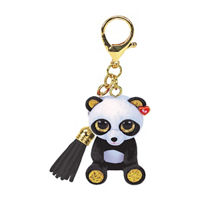 Ty Beanie Boos Mini Boo Chi the Panda Collectible Clips Keychain, 2 in
