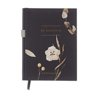 Be Grateful Floral Goal Planning Journal with Pen Loop
