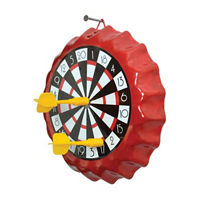 Meridian Point Mini Magnetic Bottlecap Dart Board