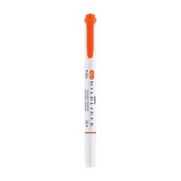 Zebra Pen Mildliner Marigold Dual-Tip Creative Highlighter