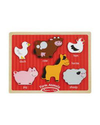 Melissa & Doug Wooden My First Chunky Puzzle, 1 ct - Assorted