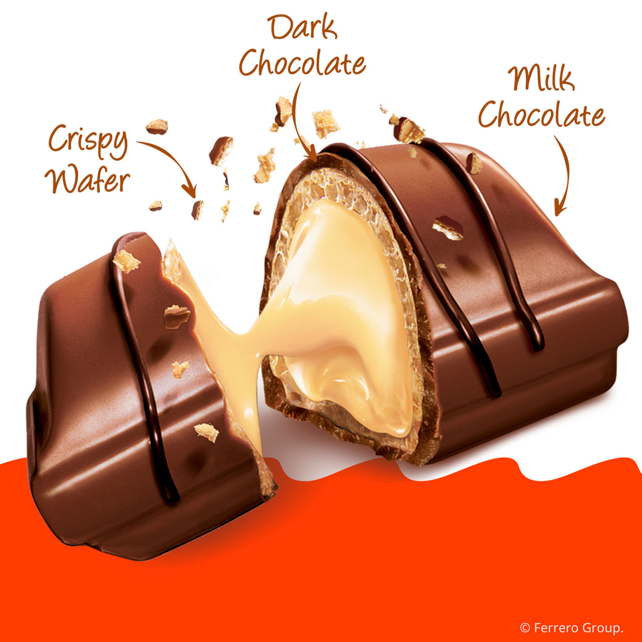 Kinder Bueno Mini Chocolate Bars with Crispy Wafer and Hazelnut Cream, Individually Wrapped, 3.8 oz