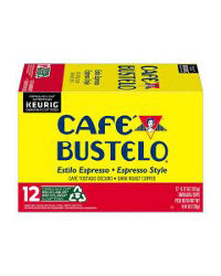 Café Bustelo Espresso Style K-Cup Pods, Dark Roast, 12 ct