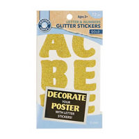 Crafter's Closet Poster Letters, Gold
