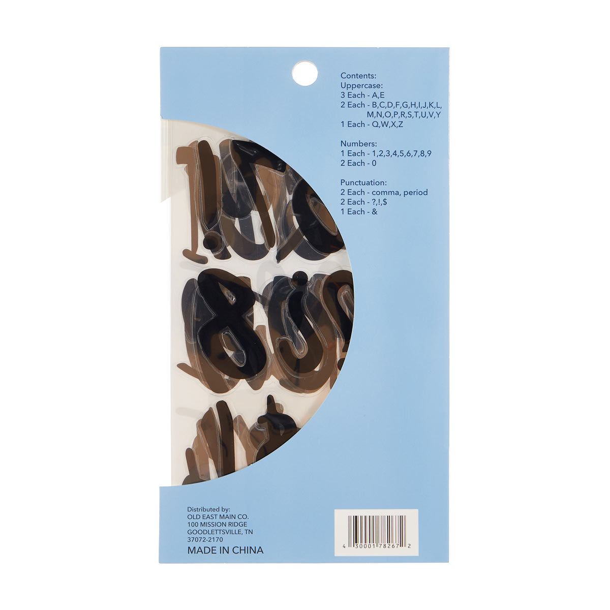 Crafter's Closet Letter Stickers