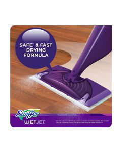 Swiffer WetJet Spray Mop Antibacterial Liquid Refill for Floor Mopping and Clean