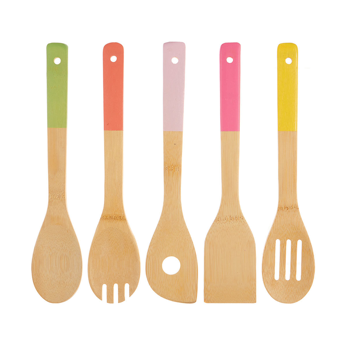 Bamboo Utensil Set, 5 Pieces