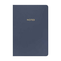 Ryder & Co. Blue PU Notebook, 192 Pages