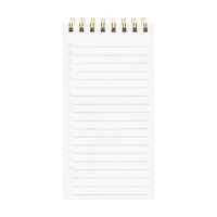 Ryder & Co. Black Spiral List Pad, 80