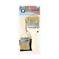Crafter's Closet Craft Paint Brush Set, 4 pc