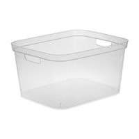 Clear Storage Bin - Large