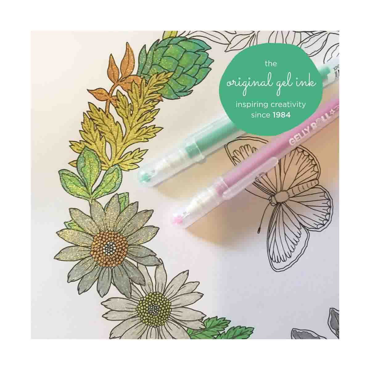 Gelly Roll Stardust Glitter Gel Pen, Pink Star