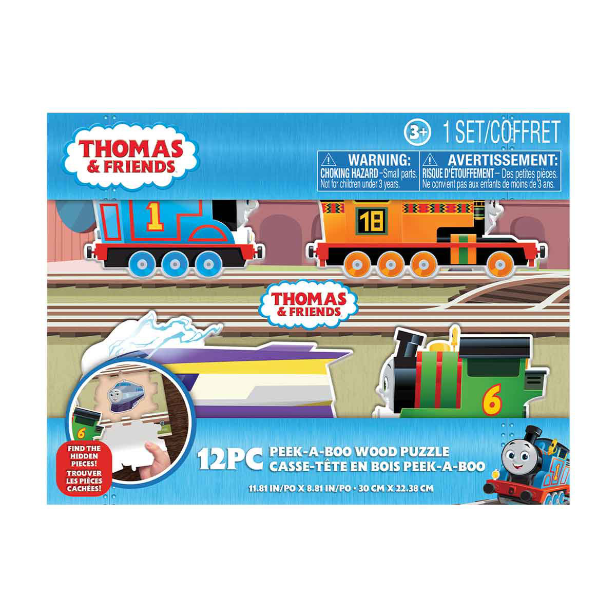 Peek-A-Boo Wood Puzzles, Assortment