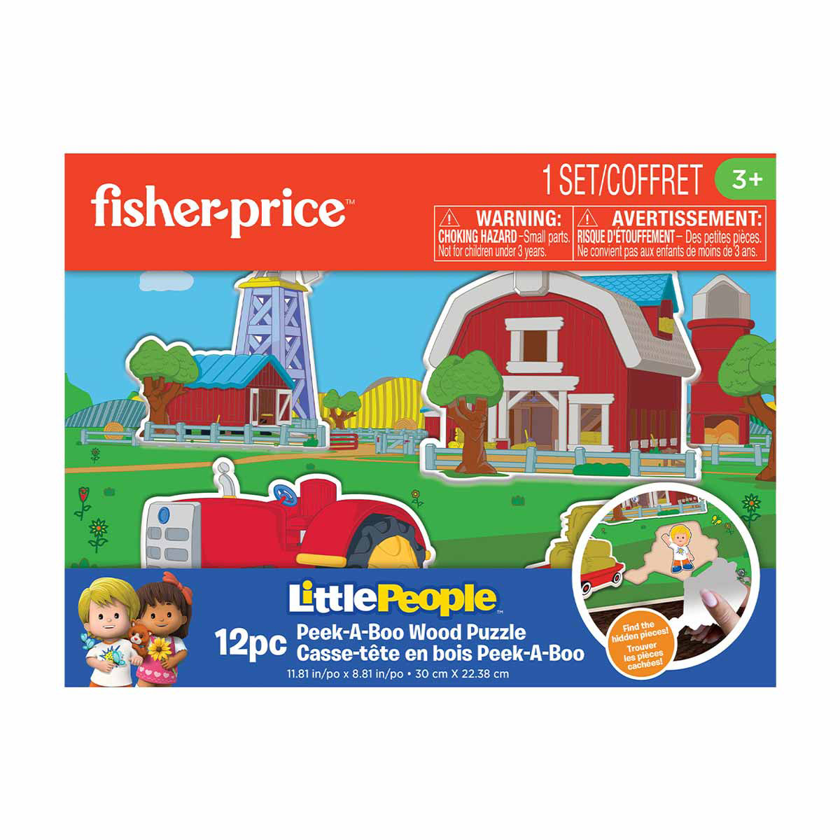 Peek-A-Boo Wood Puzzles, Assortment