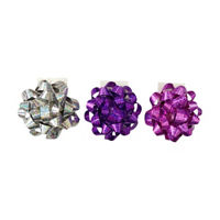321 Party! Holographic Confetti Bow, 3 Assorted Colors