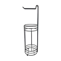 Free Standing Toilet Paper Reserve Holder, Black