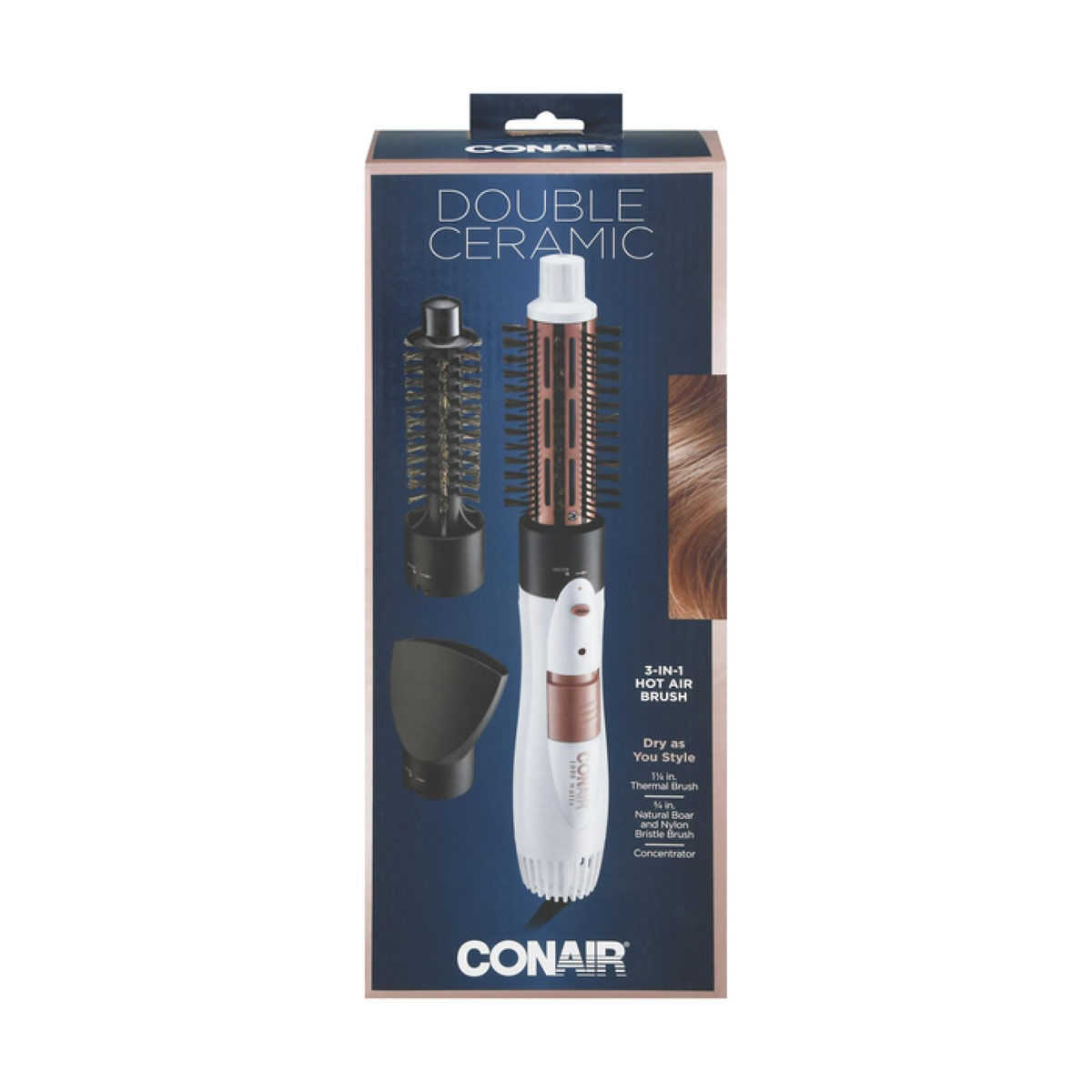 Conair Double Ceramic 3-in-1 Hot Air Brush — pOpshelf penny item