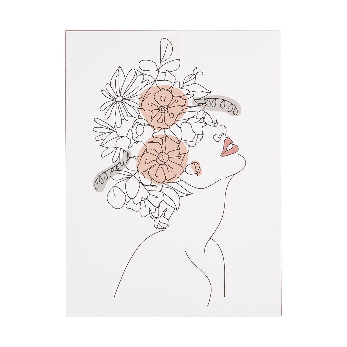 Abstract Floral Art, 6 in x 8 in