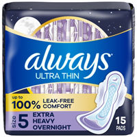 Always Ultra Thin Feminine Pads with Wings for
