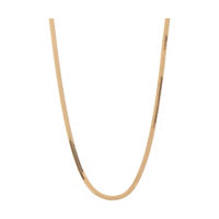 Flat Necklace, Golden