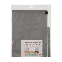 Faux Leather Desk Protector Mat, Assorted