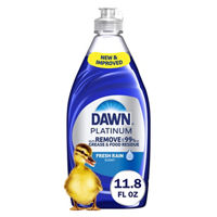 Dawn Platinum Dish Soap, Dishwashing Liquid, Tough Grease