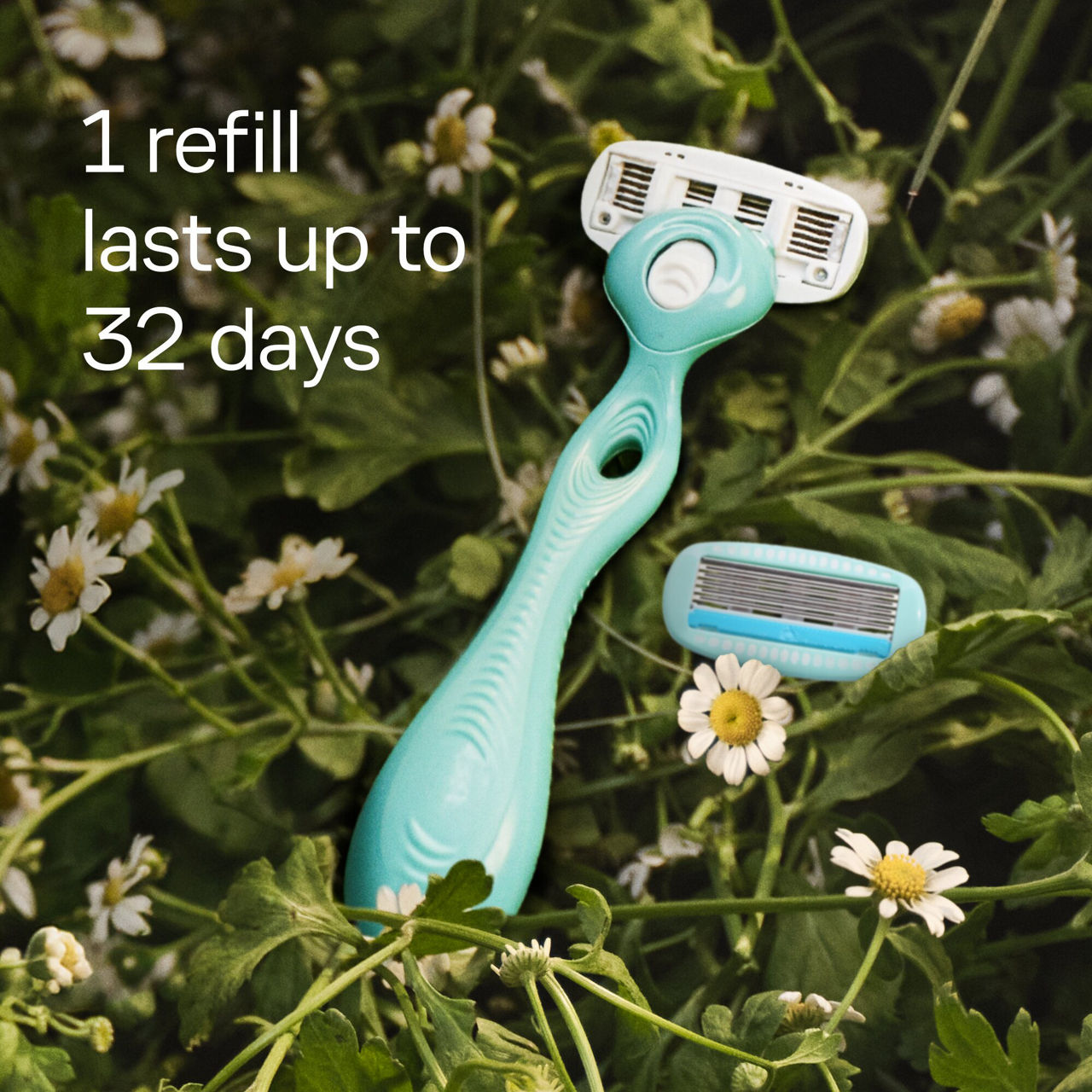 Schick Hydro Silk Sensitive Women's Razor, 1 Razor Handle & 2 Refills