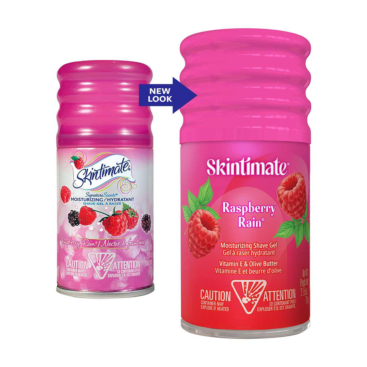 Skintimate Moisturizing Shave Gel, Raspberry Rain, 14 oz, 2 pk