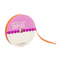 Ribbon Sense Grosgrain Orange Morex Ribbon, 3/8 in