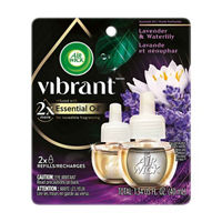 Airwick Vibrant Scented Oil Refill, Lavender & Waterlily, 2 ct
