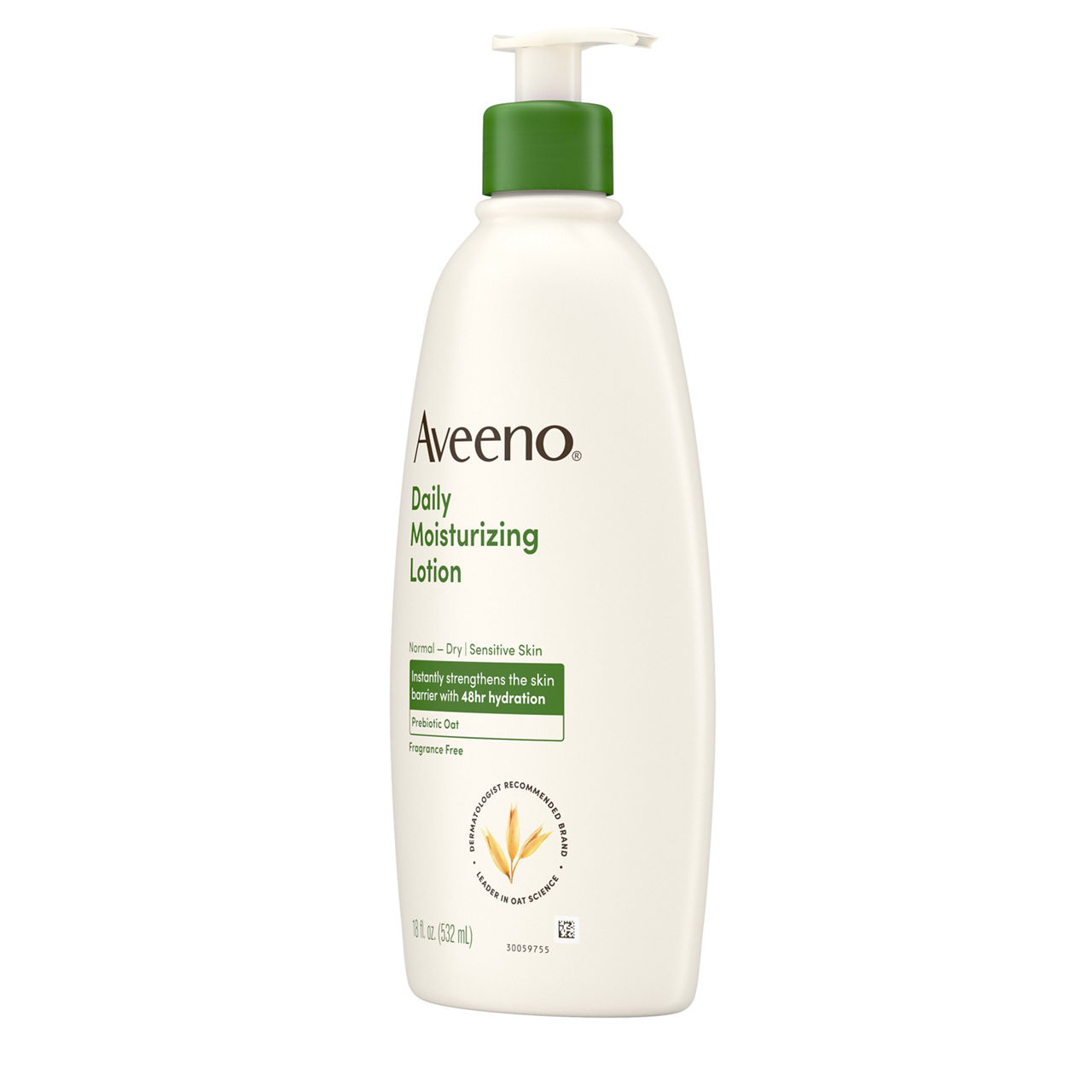 Aveeno Daily Moisturizing Body Lotion with Oat for Dry Skin, 18 fl. oz