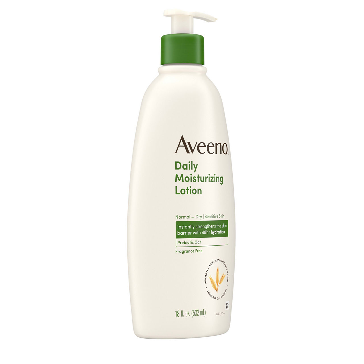 Aveeno Daily Moisturizing Body Lotion with Oat for Dry Skin, 18 fl. oz
