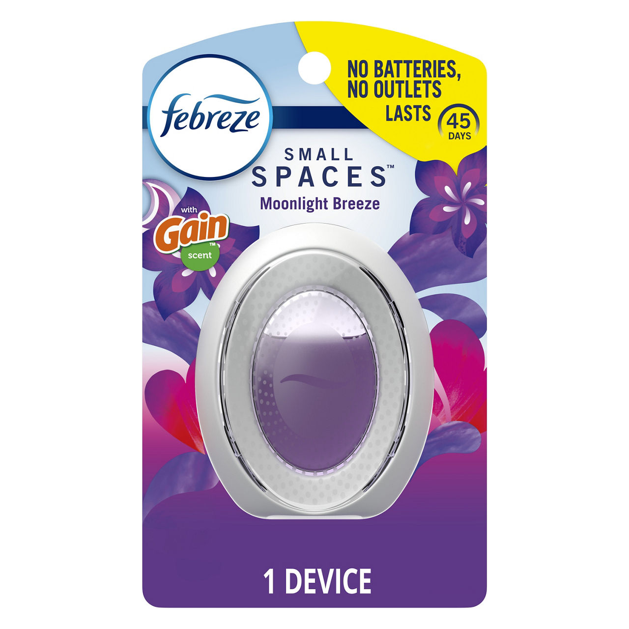 Febreze BATH Air Freshener Gain Moonlight Breeze, 1ct